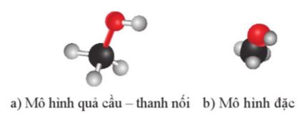 Mô hình phân tử methyl alcohol