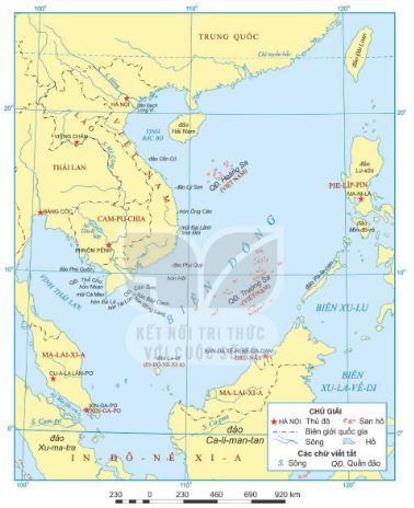 Bản đồ phạm vi Biển Đông