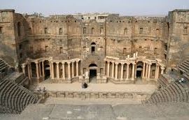 Nhà hát theo kiến trúc La Mã ở Bốt-xra (Bosra - Xi-ri)