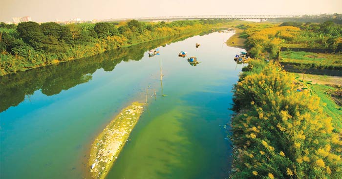 Vẻ đẹp dịu dàng của sông Hương khi chảy vào thành phố Huế