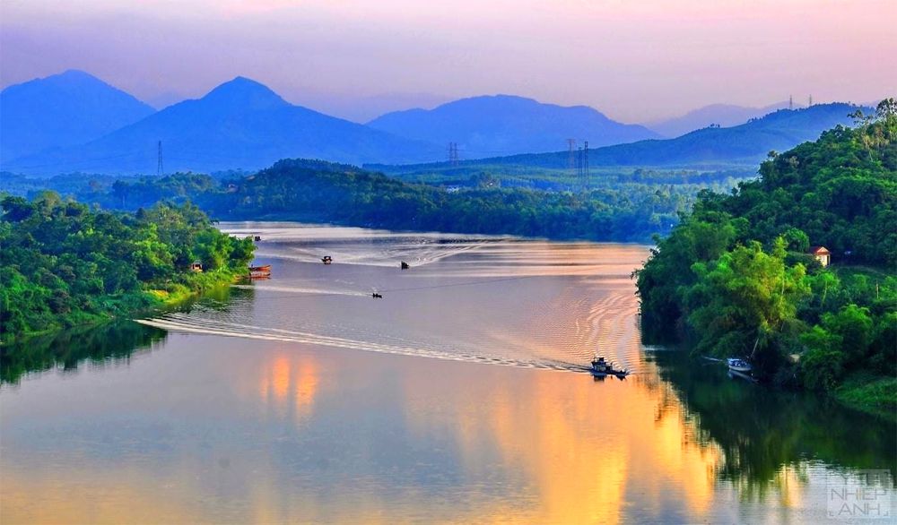 Vẻ đẹp sông Hương giữa cánh đồng Châu Hoá