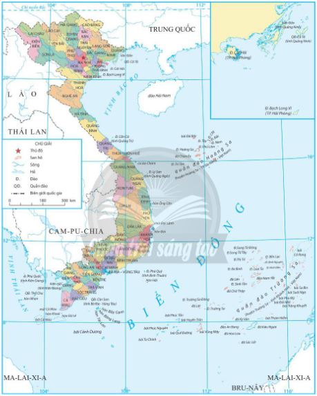 Vị trí, phạm vi vùng biển và hải đảo Việt Nam