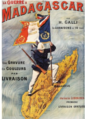 Pháp xâm lược Ma-đa-gát-xcа năm 1895 (tranh vẽ)