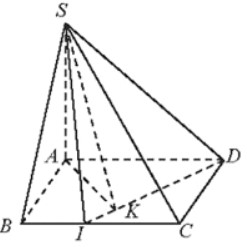 Cho hình chóp S ABCD có đáy ABCD là hình vuông tâm O cạnh 2a Cho biết SA = a