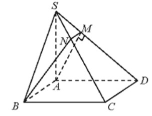 Cho hình chóp S ABCD có đáy ABCD là hình vuông cạnh a SA = a căn bậc hai 3