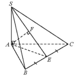 Cho hình chóp S ABC có đáy ABC là tam giác đều canh a cạnh bên SA vuông góc với đáy