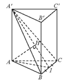 Cho hình lăng trụ đều ABC A'B'C'  có cạnh đáy bằng a. Biết