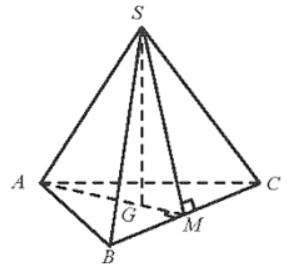 Cho hình chóp tam giác đều S ABC cạnh đáy bằng a cạnh bên bằng