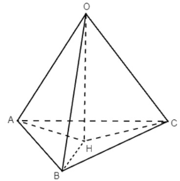 Cho hình chóp O.ABC và điểm H không thuộc các đường thẳng AB, BC, CA sao cho