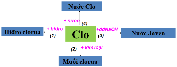 Tính chất hóa học của Clo