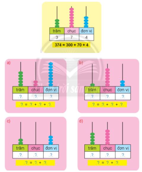 Giải bài 1 trang 99 SGK Toán 2 tập 2 CTST