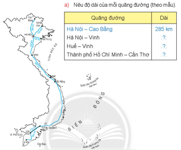 Giải bài 3 trang 65 SGK Toán 2 tập 2 CTST