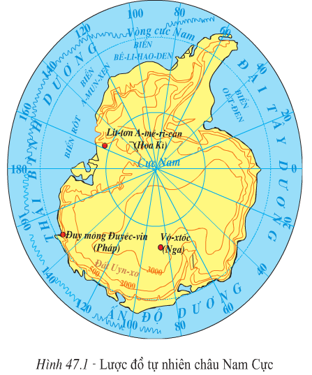 Chuyên đề Sự phần hóa khí hậu Châu Nam Cực môn Địa Lý 7 năm 2021