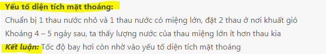 Nhiệt học lớp 6