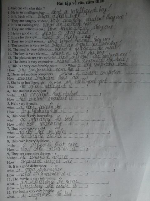 Bài tập Hóa học