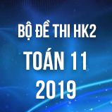Bộ đề thi HK2 môn Toán 11 năm 2019
