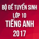 Bộ đề thi tuyển sinh vào lớp 10 THPT môn Tiếng Anh năm 2017