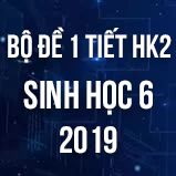 Bộ đề kiểm tra 1 tiết HK2 môn Sinh học lớp 6 năm 2019