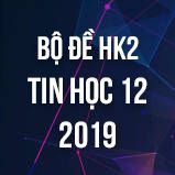 Bộ đề thi HK2 môn Tin học lớp 12 năm 2019