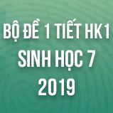 Bộ đề kiểm tra 1 tiết HK1 môn Sinh học lớp 7 năm 2019