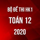 Bộ đề thi HK1 môn Toán 12 năm 2020