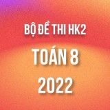 Bộ đề thi HK2 môn Toán lớp 8 năm 2021-2022