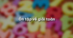 Ôn tập về giải toán