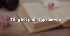 Tổng kết phần tập làm văn