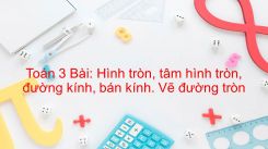 Hình tròn, tâm hình tròn, đường kính, bán kính, Vẽ đường tròn