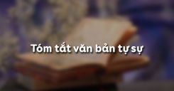 Tóm tắt văn bản tự sự