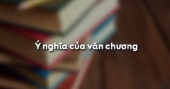 Ý nghĩa của văn chương