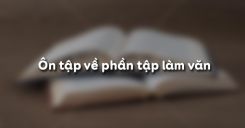 Ôn tập về phần Tập làm văn