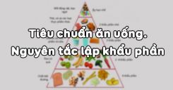 Bài 36: Tiêu chuẩn ăn uống và Nguyên tắc lập khẩu phần