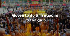 Bài 16: Quyền tự do tín ngưỡng và tôn giáo