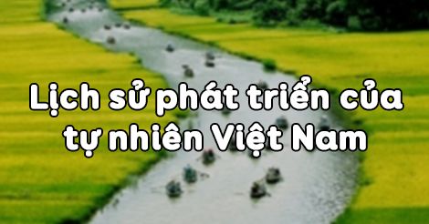Địa lí 8 Bài 25: Lịch sử phát triển của tự nhiên Việt Nam