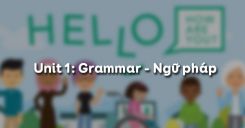 Unit 1: Grammar - Ngữ pháp