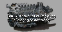Bài 32: Khái quát về ứng dụng của động cơ đốt trong