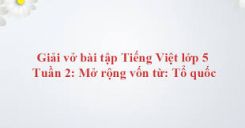 Luyện từ và câu Mở rộng vốn từ: Tổ quốc. Dấu phẩy