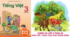 Chính tả Nghe - viết: Cuộc chạy đua trong rừng