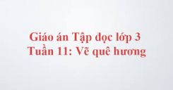 Tập đọc: Vẽ quê hương