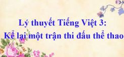 Tập làm văn: Kể lại một trận thi đấu thể thao