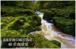 Chính tả Nghe - viết: Dòng suối thức