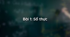 Bài 1: Số thực