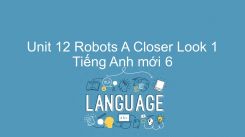 Unit 12: Robots - A Closer Look 1