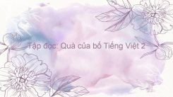 Tập đọc: Quà của bố