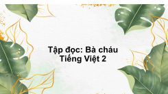Tập đọc: Bà cháu
