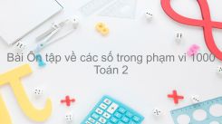 Ôn tập về các số trong phạm vi 1000