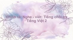 Chính tả: Nghe - viết: Tiếng chổi tre