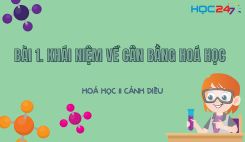 Bài 1: Khái niệm về cân bằng hoá học