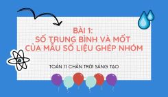 Bài 1: Số trung bình và mốt của mẫu số liệu ghép nhóm
